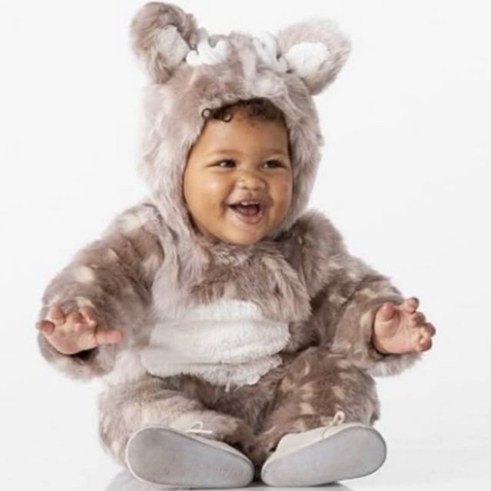 Pottery Barn Kids Fuzzy Tan Deer Costume